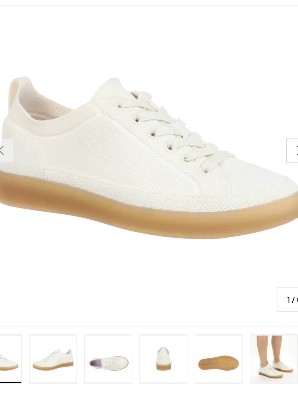Vionic Winny Knit Sneaker ivory brand new